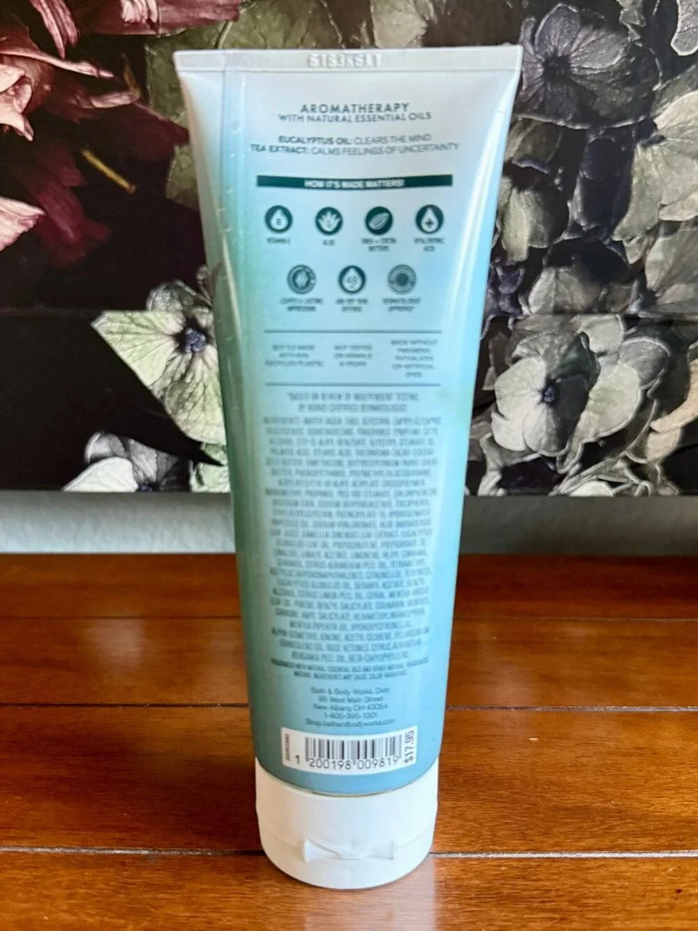 NEW EUCALYPTUS TEA Body Cream Full Size Bath & Body Works